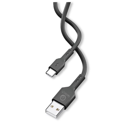 CAVO USB FLESSIBILE 3M NERO TYPE C