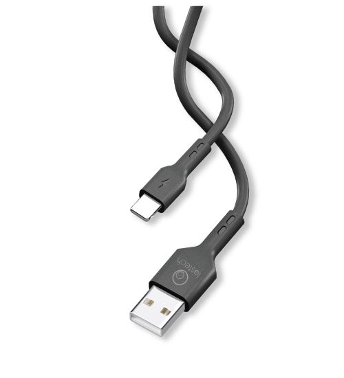 CAVO USB FLESSIBILE NERO 1M LIGHTNING