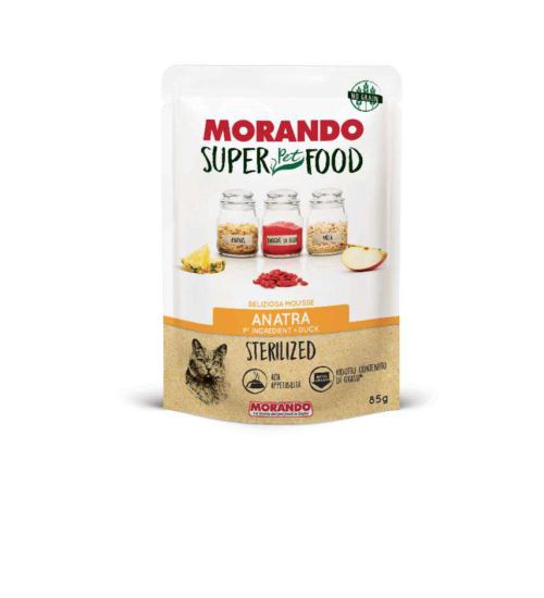 MORANDO SUPERFOOD ADULT MOUSSE ANATRA 85 GR