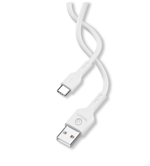 CAVO USB FLESSIBILE 1,5M BIANCO TYPE C