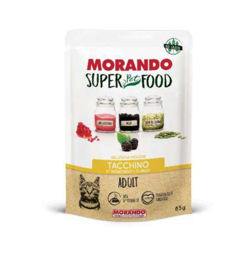 MORANDO SUPERFOOD ADULT MOUSSE TACCHINO 85 GR