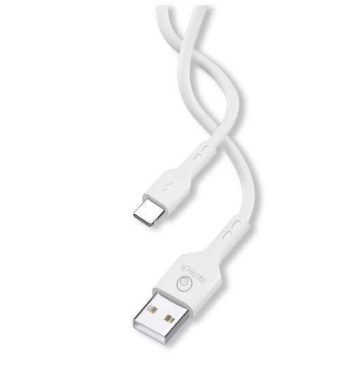 CAVO USB FLESSIBILE 1,5M BIANCO LIGHTNING
