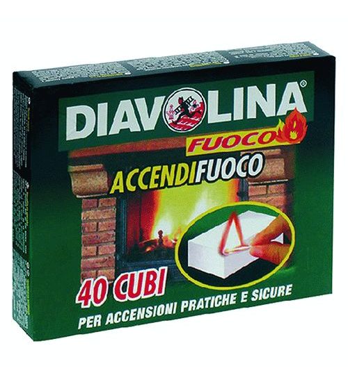 DIAVOLINA ACCENDIFUOCO 40 CUBI - ART. 15300