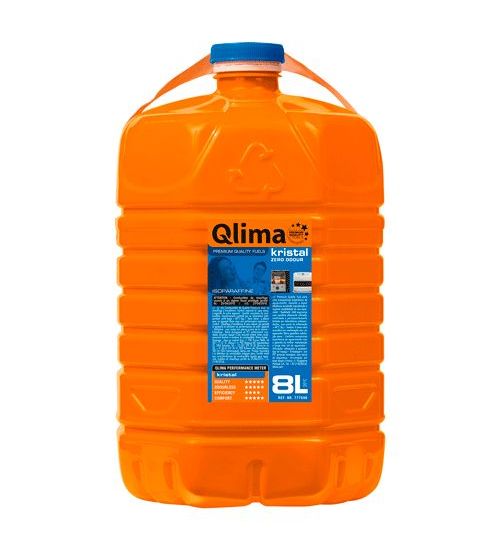 Combustibile liquido Qlima per tutte le stufe mod.Kristal 8 litri conf.6 pz