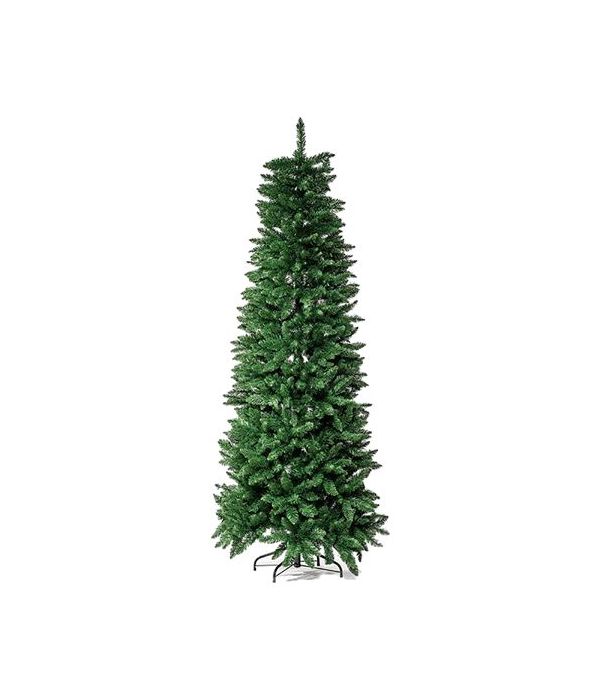 Albero di Natale Mod. Leon Slim in PVC da 210 cm